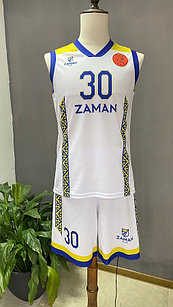 Баскетбольная форма Zaman белая