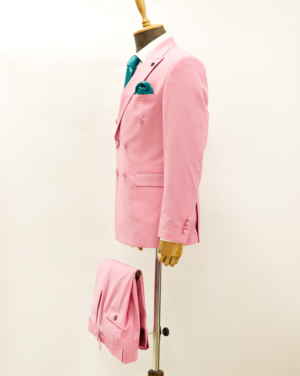 Мужской классический костюм «UM&H 1019227390» розовый - фото 4 - id-p107945401