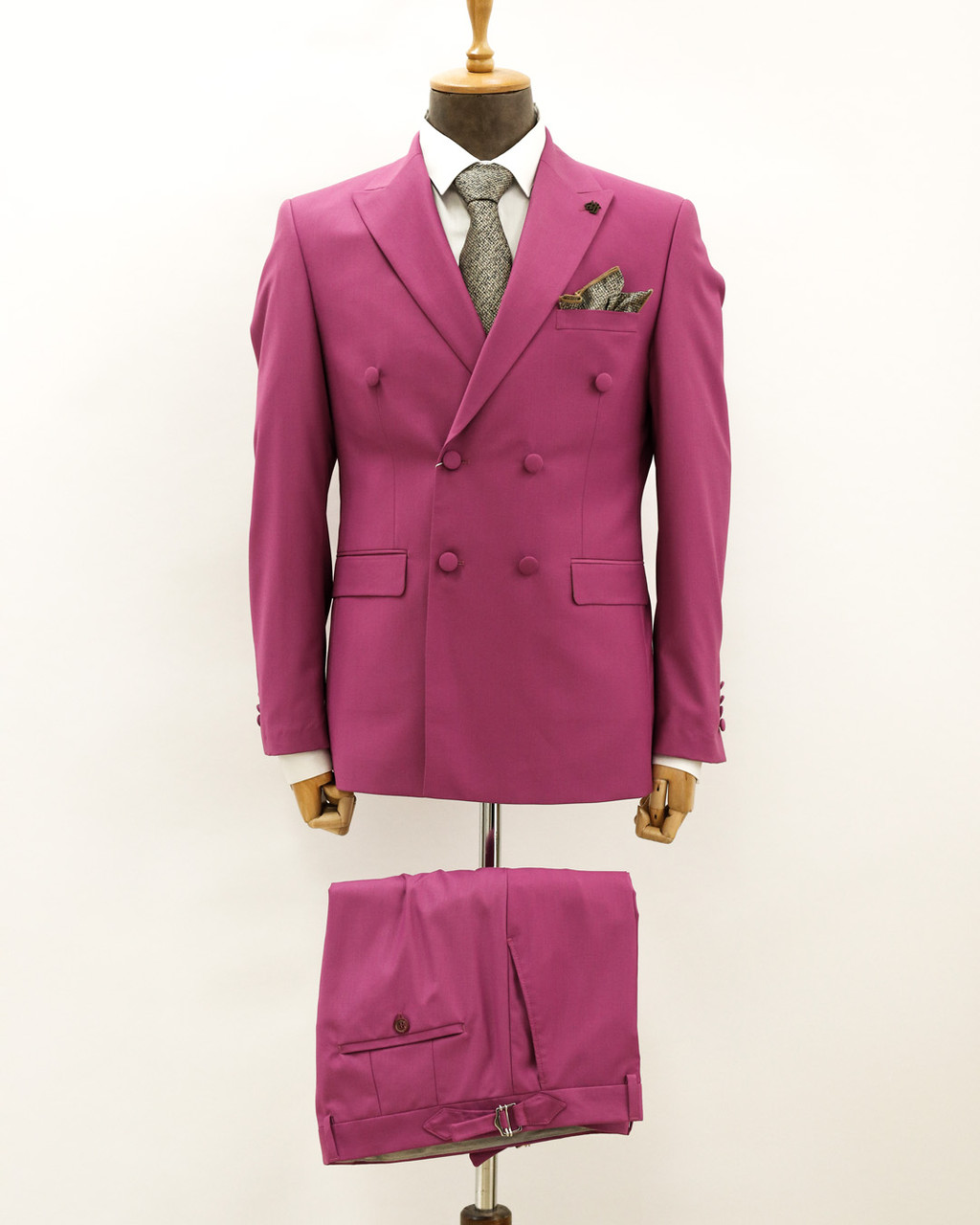 Мужской классический костюм «UM&H 286956921» фиолетовый, фото 1