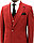 Мужской костюм тройка «UM&H 248594816» красный, фото 2