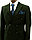 Мужской двубортный костюм «UM&H 971221953» зеленый, фото 2