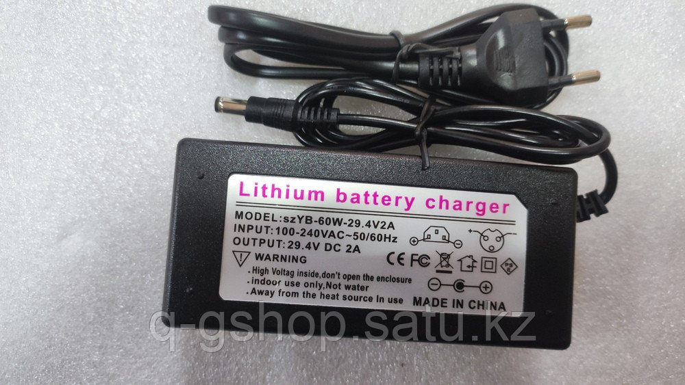 Зарядное устройство для электросамокатов 29,4 В 2 А - фото 1 - id-p107947333