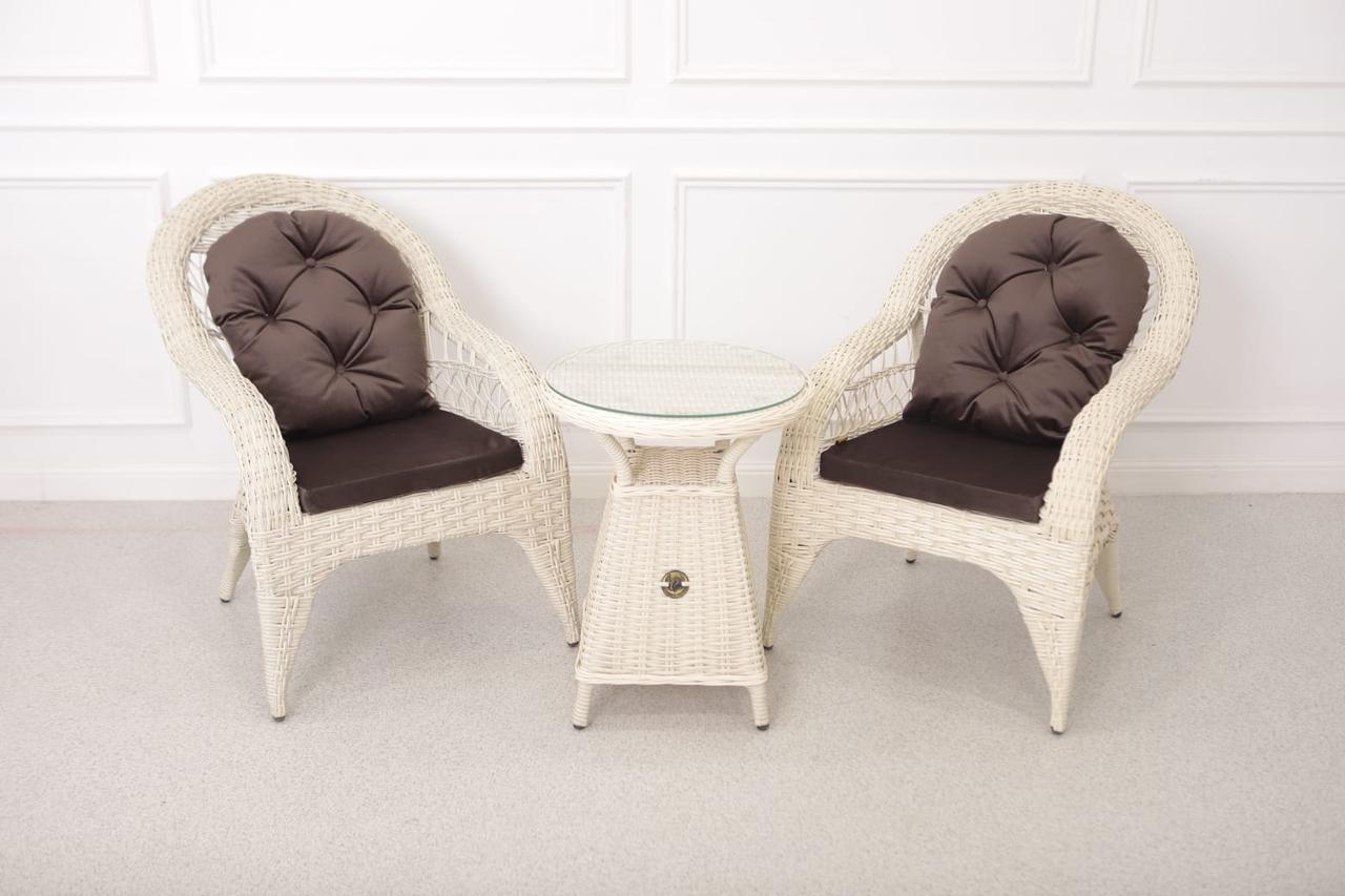 Ротанговая мебель Комплект IZABELLA orena 3 в 1 на 2 персон - фото 2 - id-p107947534