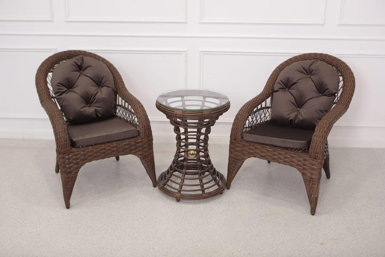 Ротанговая мебель Комплект IZABELLA orena 3 в 1 на 2 персон - фото 5 - id-p107947534