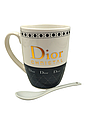 Кружка с ложкой Dior Christal, фото 3