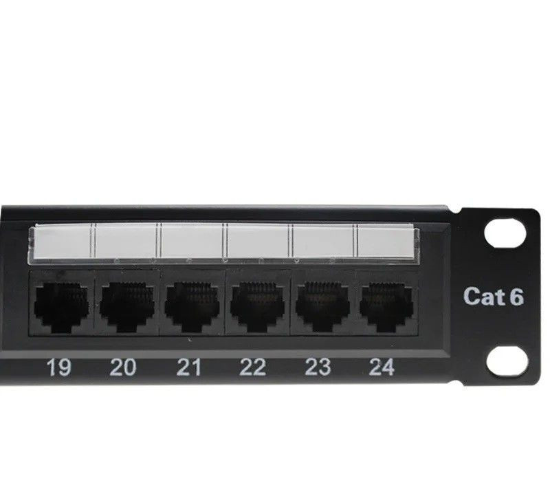 UTP Cat 6 патч-панель 24 порта-1U - фото 2 - id-p104935249