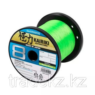 Шнур рыболовный SHIMANO KAIRIKI 8 MANTIS GREEN - фото 1 - id-p107947657