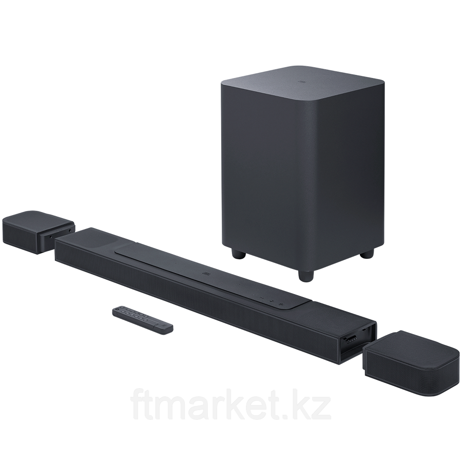 JBL BAR 1000 Pro - Soundbar with wireless subwoofer - Black - фото 1 - id-p107934214