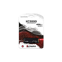 Твердотельный накопитель SSD Kingston KC3000 4TB M.2 2280 NVMe PCIe Gen 4.0 x4 3D TLC NAND, Read Up to 7000,