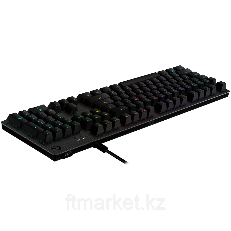 LOGITECH G512 Corded LIGHTSYNC Mechanical Gaming Keyboard - CARBON - RUS - USB - TACTILE