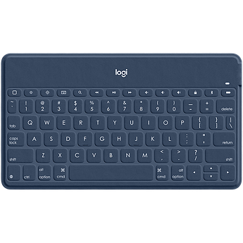 LOGITECH Keys-To-Go Bluetooth Portable Keyboard - CLASSIC BLUE - RUS