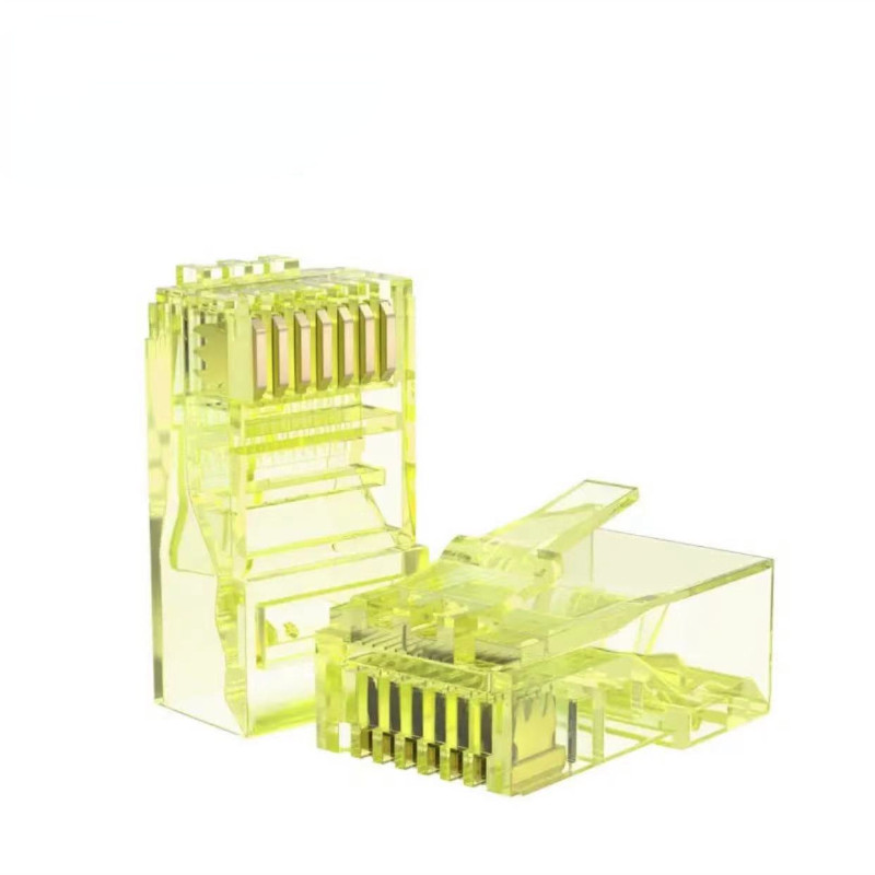 Коннектор RJ-45 yellow - фото 2 - id-p107948356