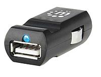 Зарядное устройство Manhattan PopCharge Auto, для зарядки USB-устройств, автомобиль, 2.1А