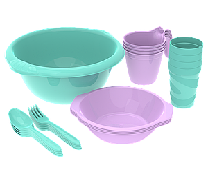 Набор для пикника "Праздничный" (4 пер. 21пр) Альтпласт