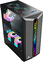 Корпус Wintek Blade D526 TG, ATX/Micro ATX, USB 1*3.0/2*2.0, HD+Mic, 0,5mm, 1*12cm DR Rainbow fan