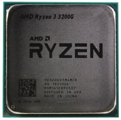 Процессор AMD Ryzen 3 3200GE 3,6ГГц ( 4.0ГГц Turbo) AM4 4/4/8.L3 4Mb with Vega 8 G, Graphics 65W OEM