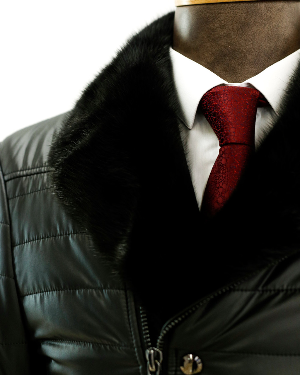Мужская зимняя куртка «UM&H 102695037» черный - фото 2 - id-p107975612
