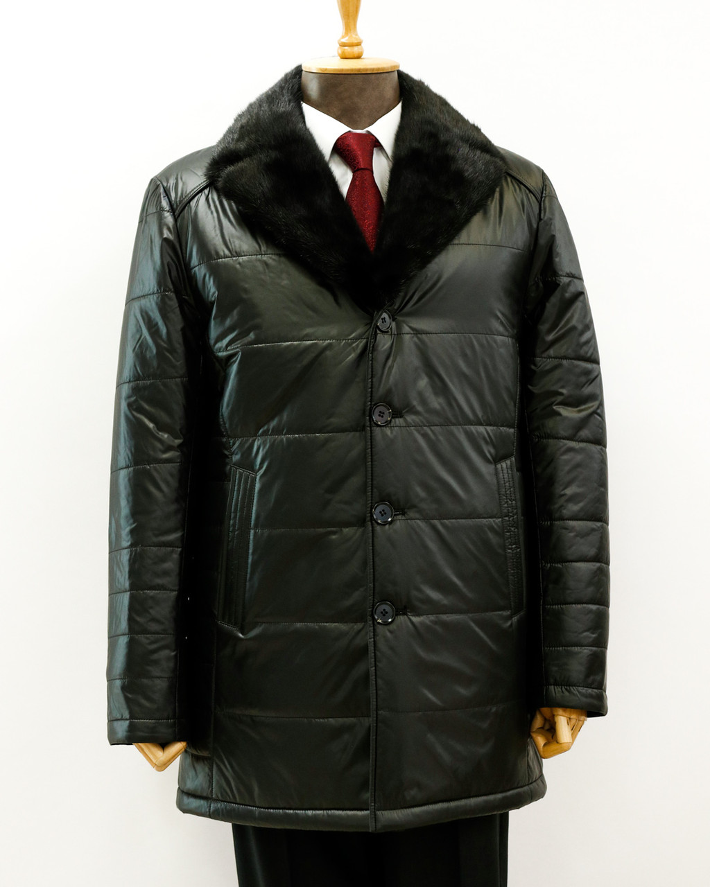 Мужская зимняя куртка «UM&H 52111063» черный, фото 1