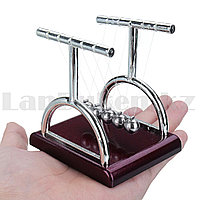 Настольный сувенир маятник Ньютона маленький полукруглый 6007