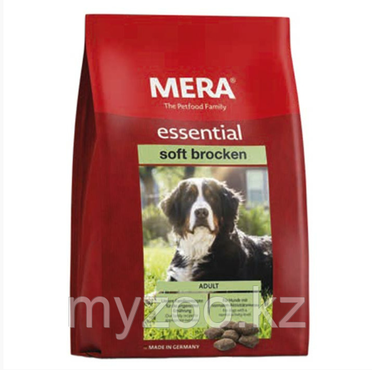 Mera Essential SOFT BROKEN полувлажный для собак всех пород с птицей, 12.5кг