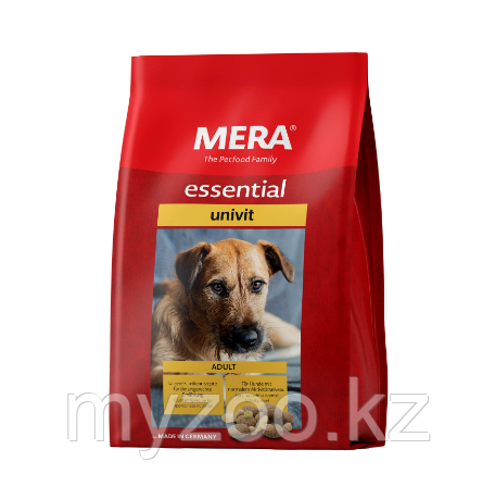 Mera Essential UNIVIT для собак всех пород привередливых к форме гранул, 12.5кг