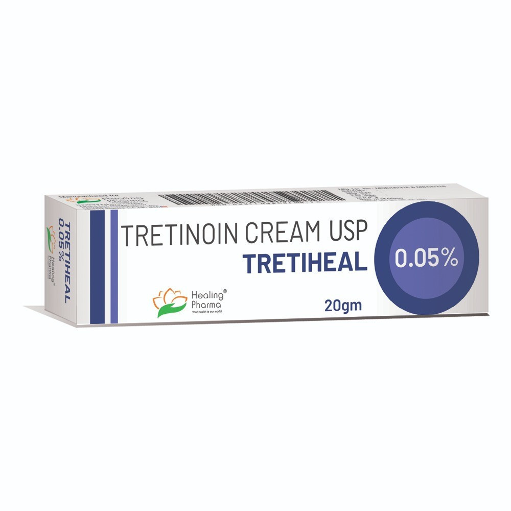Крем Третиноин (Третихел), Tretinoin (tretiheal) cream 0,05%, Healing Pharma, 20 гр