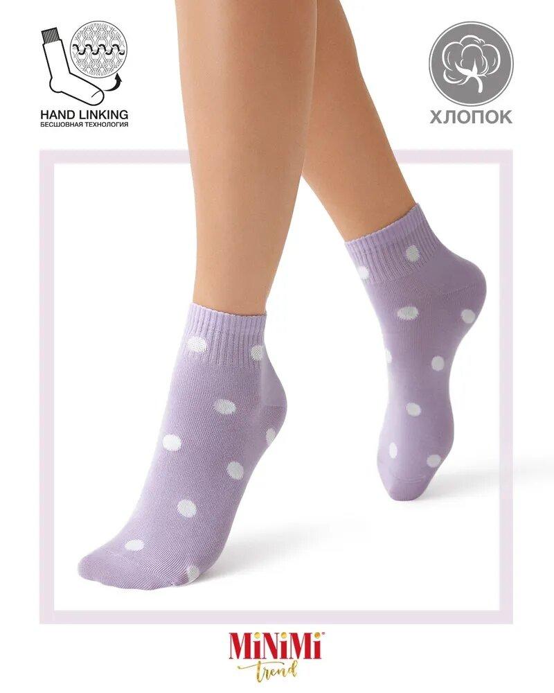 Хлопковые женские носки в крупный контрастный горох - фото 3 - id-p107979040