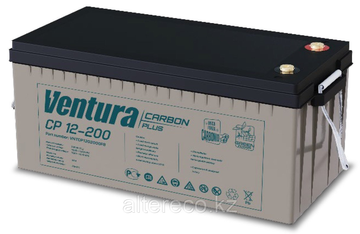 Карбоновый аккумулятор Ventura CP 12-200 (12В, 200Ач) - фото 1 - id-p107979411