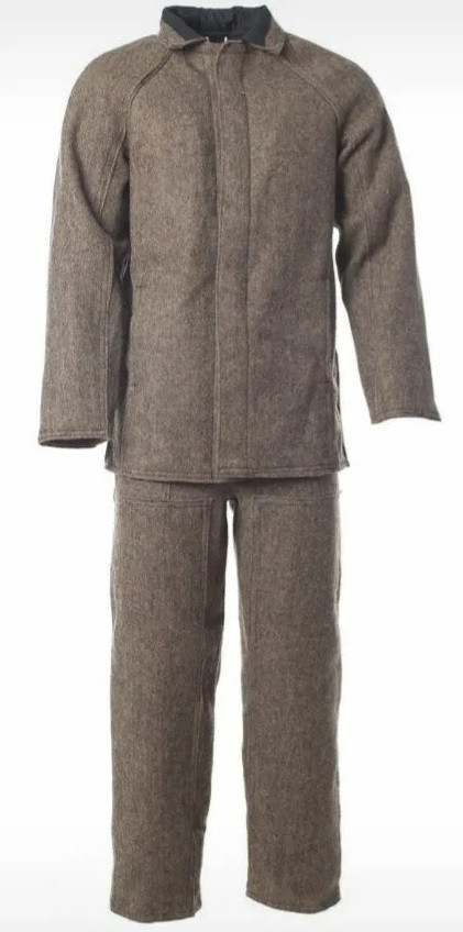 Костюм мужской кислощелочестойкий (КЩС) суконный серый (куртка и брюки)