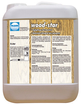 WOOD-STAR PRAMOL ДЛЯ УХОДА ЗА ВСЕМИ ВИДАМИ ЗАКРЫТЫХ И ОТКРЫТЫХ ПОЛОВ ИЗ ПРОБКИ И ДЕРЕВА