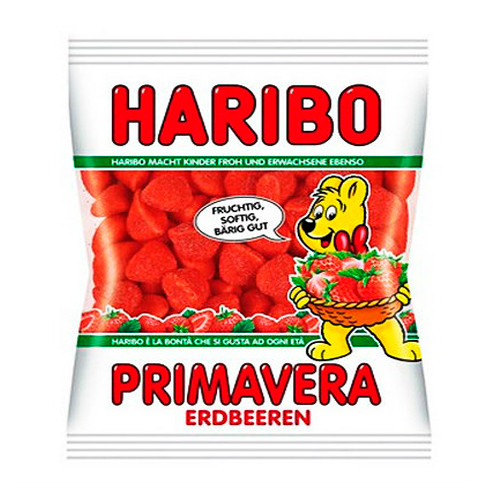 Жев. мармелад Haribo Primavera Erdbeeren 100 гр / 30 шт в упаковке /Германия/ - фото 1 - id-p107980291