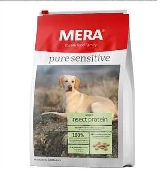 Mera Pure Sensitive ADULT INSECT PROTEIN для собак склонных к аллергиям с белком из насекомых, 1кг