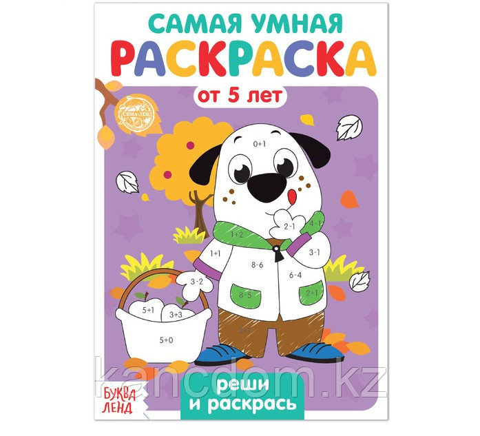 Раскраска «Реши и раскрась», 12 стр.