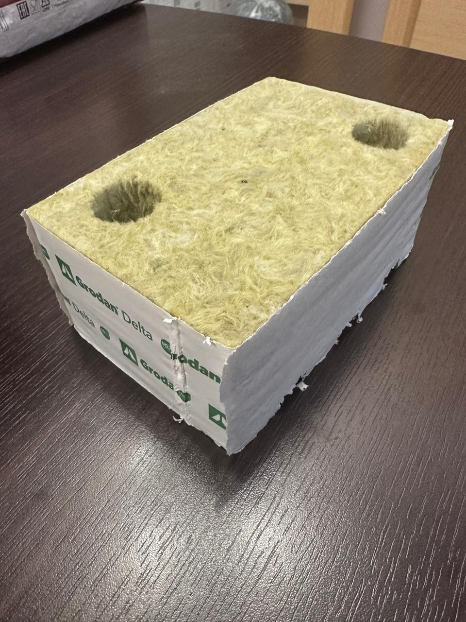 Кубик GRODAN  (150х100х60мм) для Прорращивания