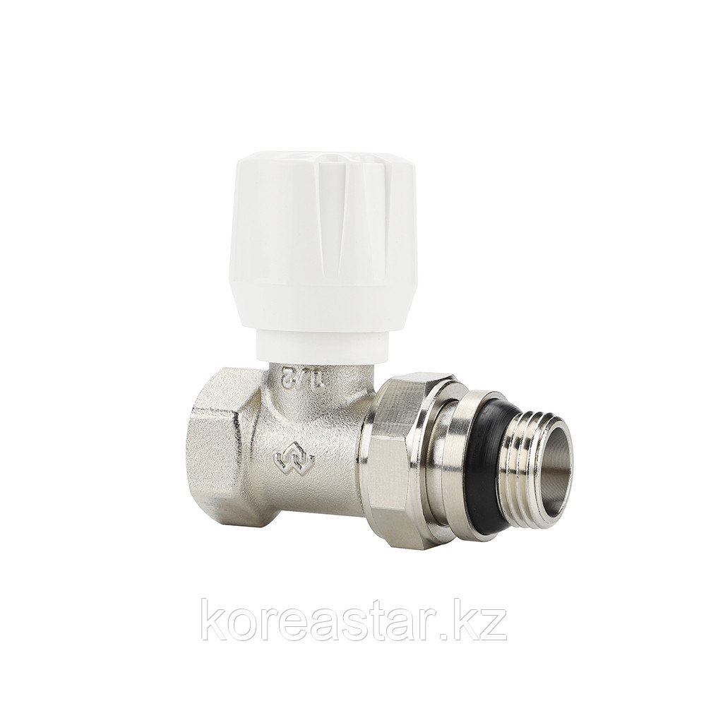 Прямой ручной радиаторный клапан (вентиль) Varmega 3/4"
