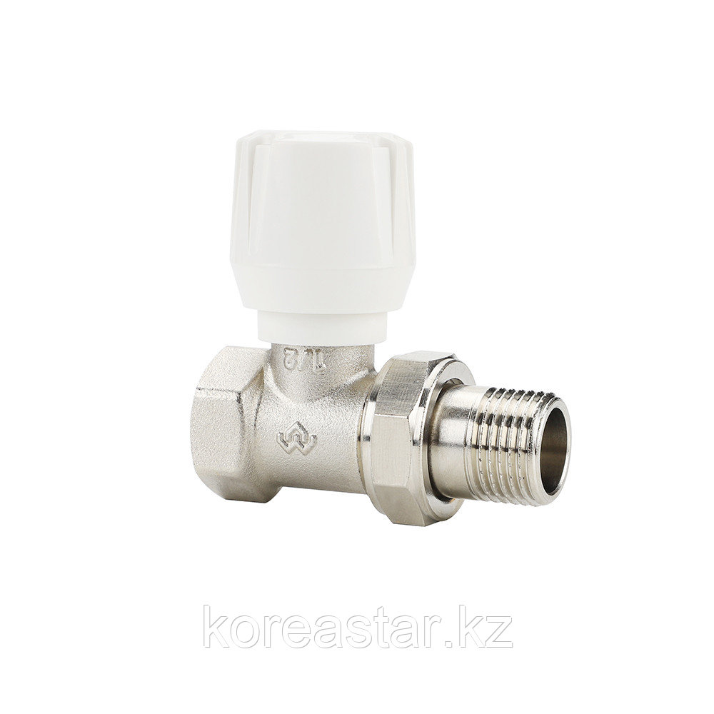 Радиаторный клапан (вентиль) ручной регулировки Varmega VM10103, 3/4" ВР-НР, прямой - фото 1 - id-p107995145