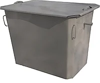 Контейнеры под мусор 1,1 куба с крышкой, без колес (НДС 12% в т.ч.)