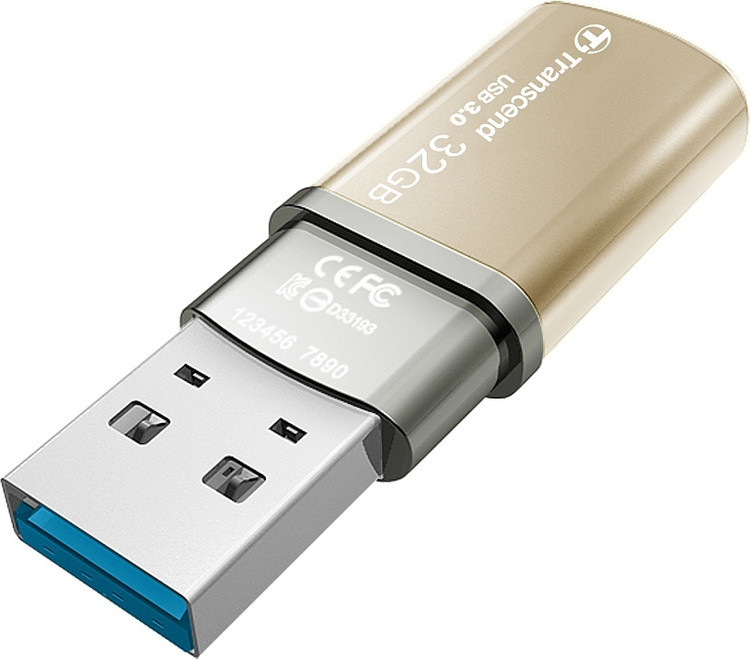 USB Flash карта Transcend TS32GJF820G 32GB золотистый - фото 2 - id-p96529470