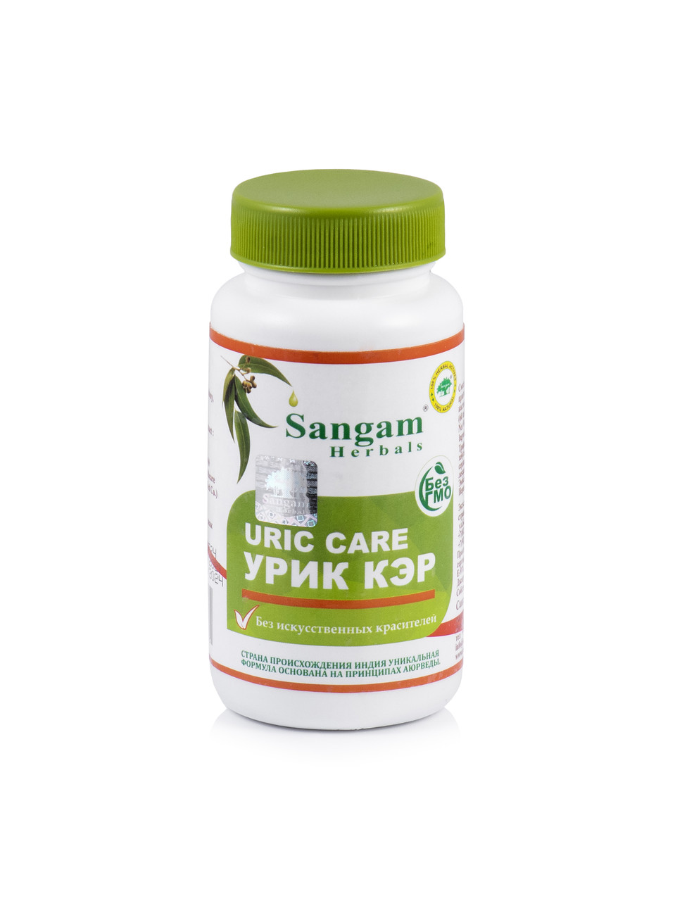Урик Кэр,  60 таб. по 750 мг URIC CARE, Sangam Herbals,для поддержания нормального уровня мочевой кислоты