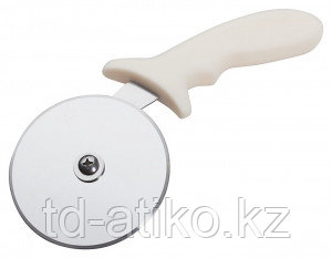 Резак-ролик для пиццы d10см, изогнутый, ручка пластиковая PCT400