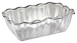 Салатник с волнистыми краями 2 л (прозрачный) 422108401