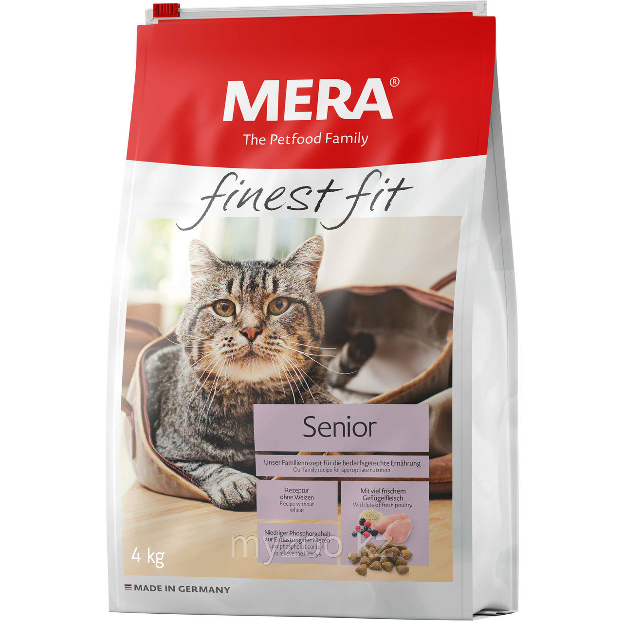 Mera Finest Fit SENIOR 8+ для пожилых кошек с птицей, 1.5кг - фото 1 - id-p107996053