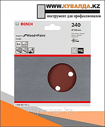 Шлифовальный круг Bosch C430 Expert for Wood and Paint 150мм  6отв. P240 5шт