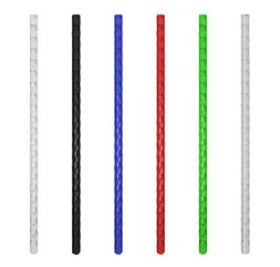Пластиковые пружины для переплета (6 мм/25) разные цвета (100 шт в пач)