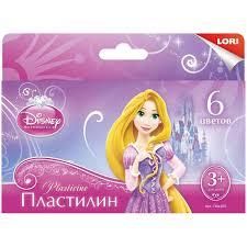 Пластилин "Disney. Принцессы", 6 цветов LORI - фото 1 - id-p107996737