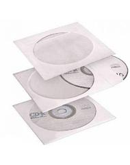 Конверт бумажный Verbatim для CD/DVD дисков, белые,100 шт/уп.