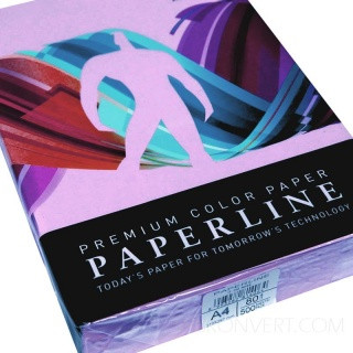 Бумага цветная PAPERLINE IT 274 Taro  А4, 80 г/м2, 500л.