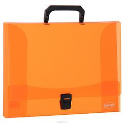 Папка-портфель "Centrum", с ручкой, цвет: оранжевый