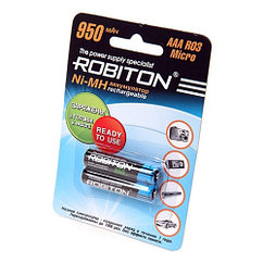 Аккумулятор Robiton LR03 AAA 950 mAh R2U (упаковка = 2 штуки)