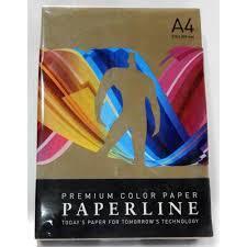 Бумага цветная PAPERLINE цвет Chocolate/шоколадный А4, 160 гр/м2,  250 листов
